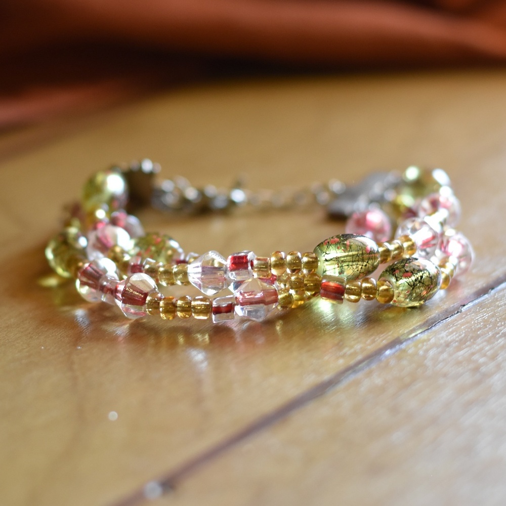 Handmade Three Strand Bracelet